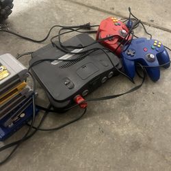 Nintendo 64 + games