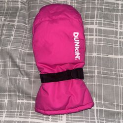 Official Dunkin Donuts Pink Mitten 2026 Limited Edition Merchandise Collectible