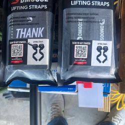 Weight Lifting Straps (2) Sets 