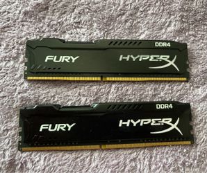 Kingston HyperX Fury DDR4 2x4 GB RAM