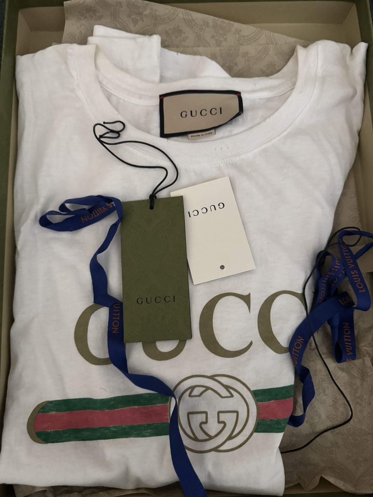 Gucci logo washed print tshirt Size M