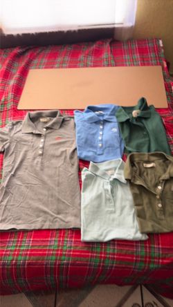 Girls (kids) polo shirts.  Size S