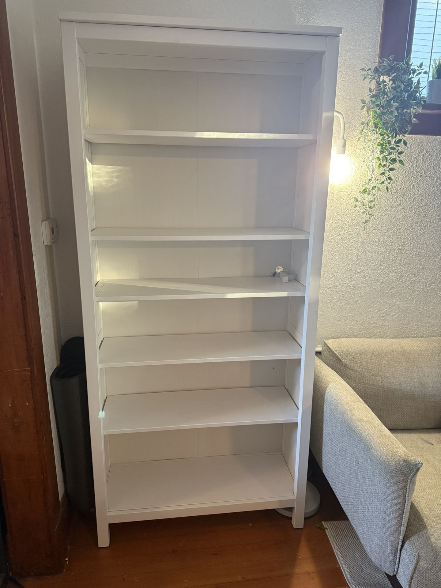 White IKEA Bookshelf