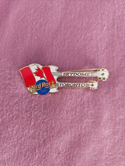 Vintahe Hard Rock Cafe Toronto Skydome Guitar Pin