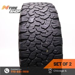 Pair of 2 Used 9/32  LT  285/60R20  125/122S  BFGoodrich  All-Terrain T/A KO2