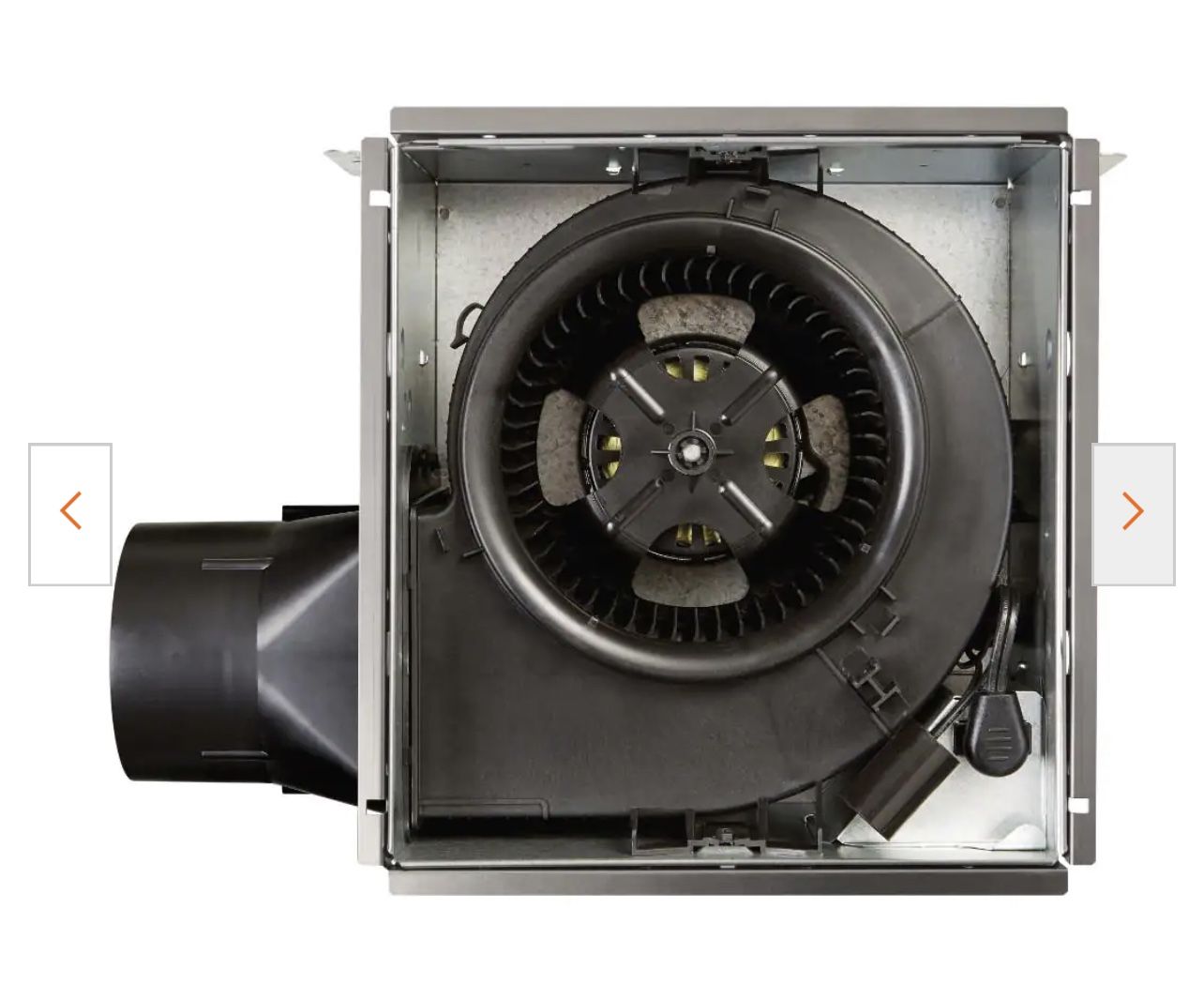 Broan-NuTone Easy to Install 80 CFM Bathroom Exhaust Fan with LED Clean ...
