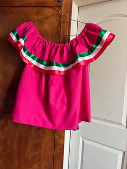 New Pink Mexican Blouse