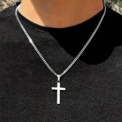 Silver Cross Necklace