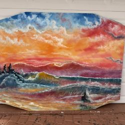 Large Canvas Painting called “The Huntress”