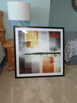 40" x 40"  modern abstract painting