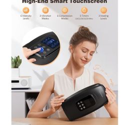 Tuchscreen Hand Massager with Heat and Compression,Wireless Vibrating Hand Massager for Arthritis and Carpal Tunnel Relief, Gifts for Women Men Mom Da