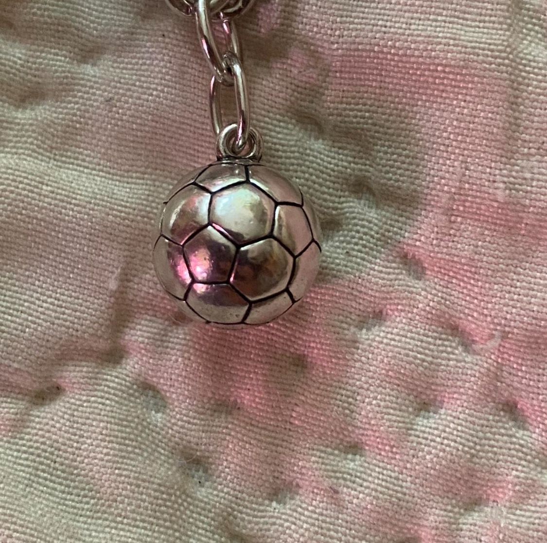 James Avery Silver Soccer Ball Charm