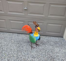 Metal Garden Rooster