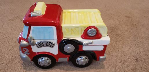 Fire Engine Cookie Jar