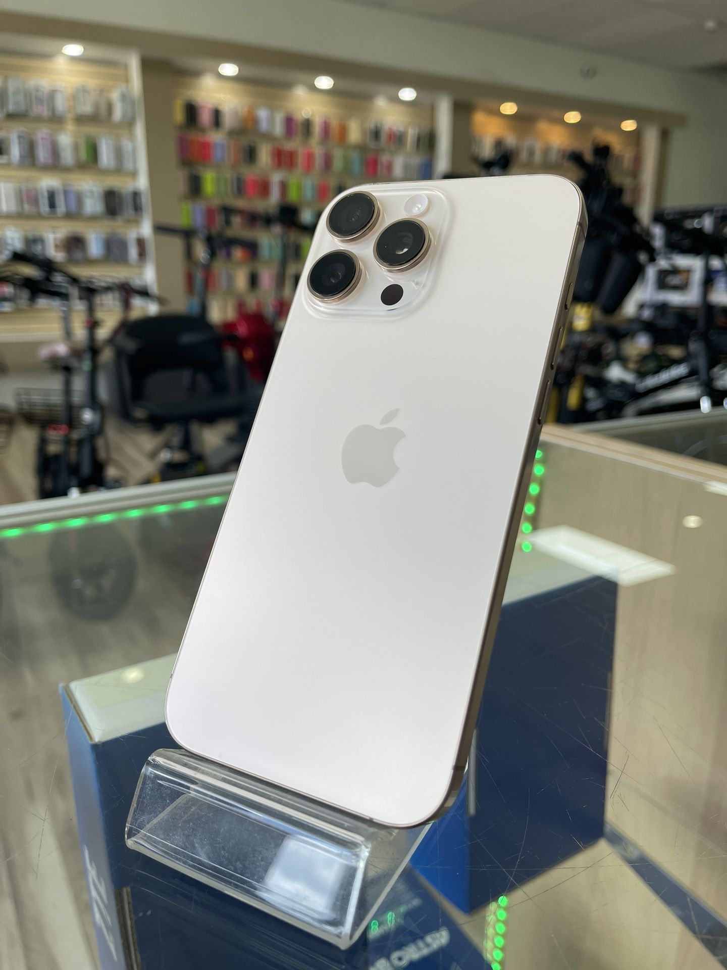 Gold Titanium iPhone 16 Pro Max Fully Unlocked To Any Carrier! No Credit Needed To Finance! Own It Today With Easy Financing Options! Best Deals!