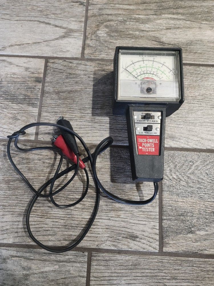 Tach-dwell points tester