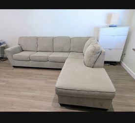Beautiful beige sectional couch from Ashley furniture