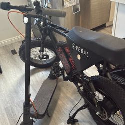 Pedal E-bike And Segway Nine Bot F2 