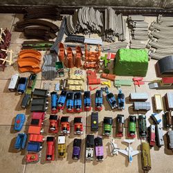 Fisher Price Thomas & Friends Trackmaster Huge Lot Trains Tracks Harold Percy. Sell AS-IS never tested.