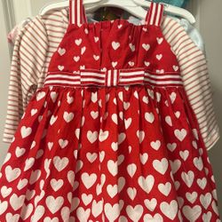 Baby Girl Valentines Dress 