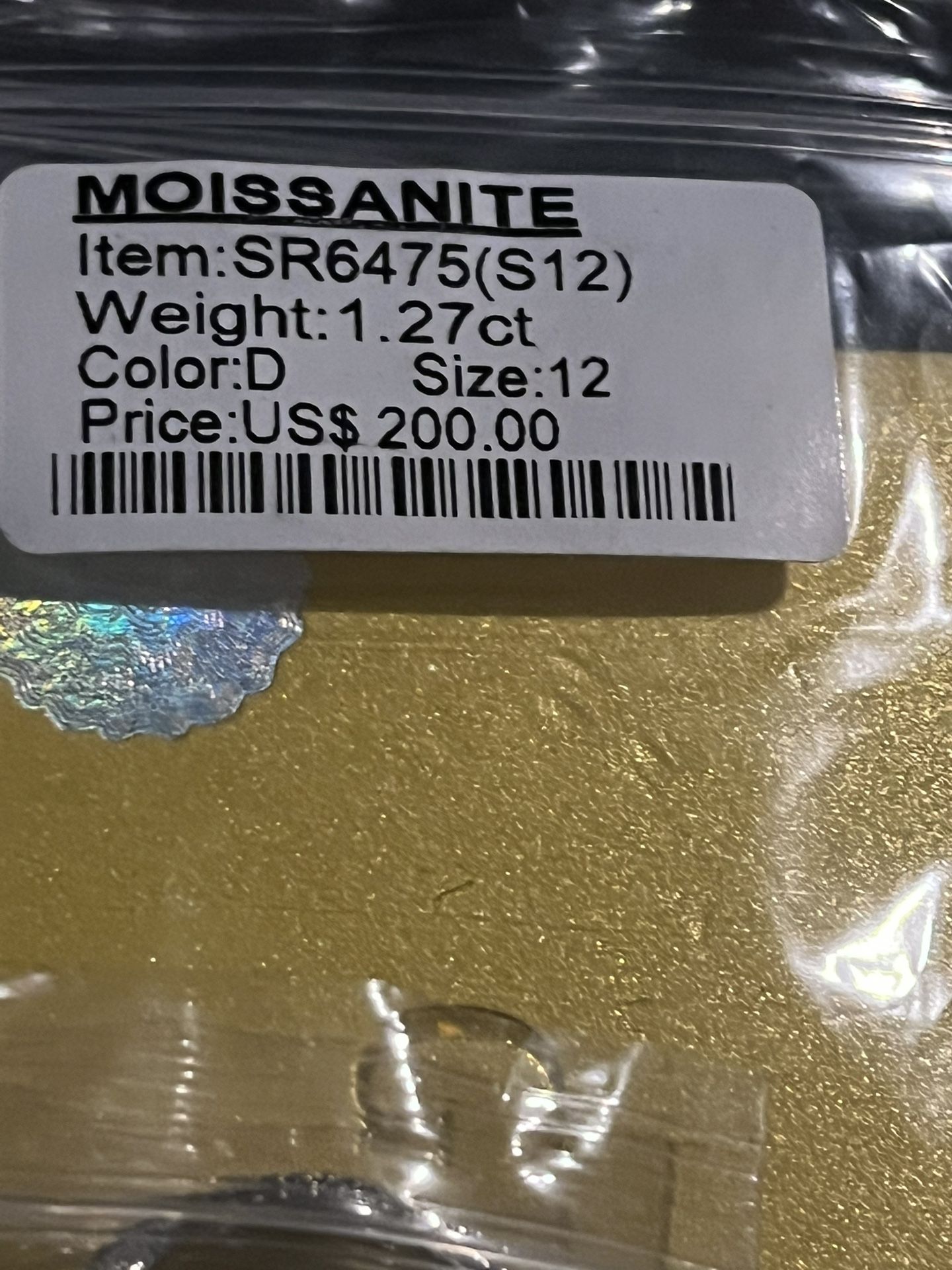 Moissanite Hip Hop Mariner Size 12