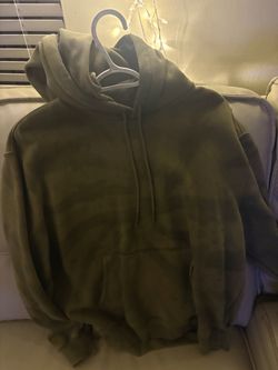 Olive Green Pullover Hoodie