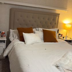 Queen Bed + Mattress- Donation 