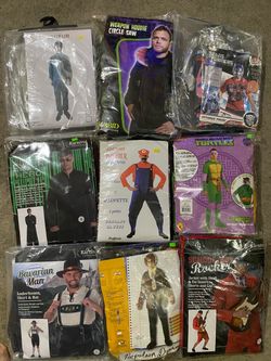 Men’s Assorted Halloween Costumes 10.00 Each