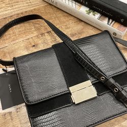 Zara Contrast Crossbody Bag