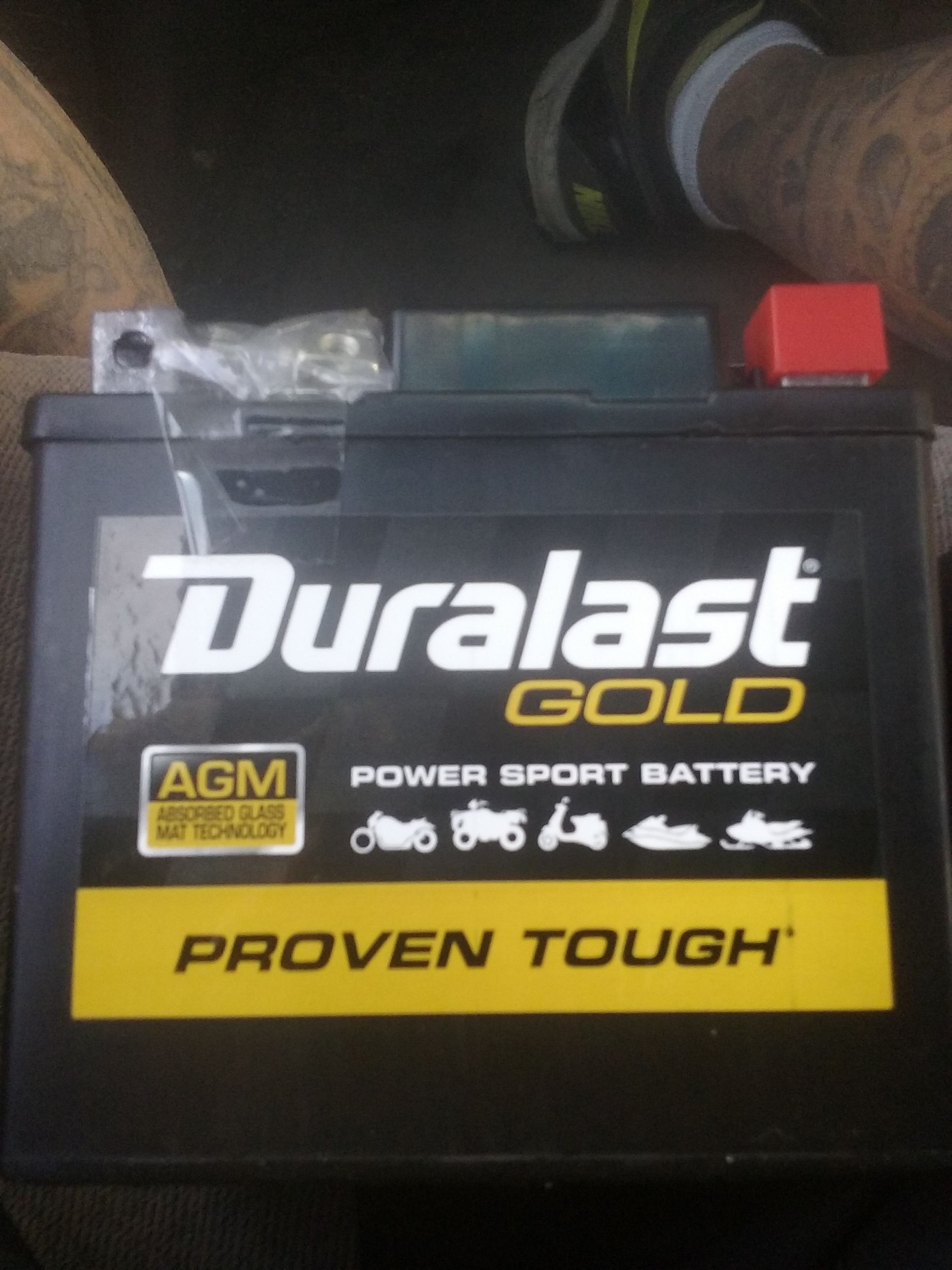 Duralast Gold Power Sports Battery Part no. AZX5L