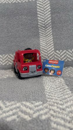 Fisher-Price Little People Fire Truck Toy & Figure Set for Toddlers