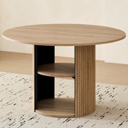 Round Dining Table With Storage
