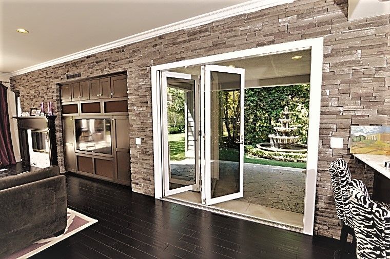 Vinyl Sliding doors & Windows - Aluminum Accordion folding Doors 