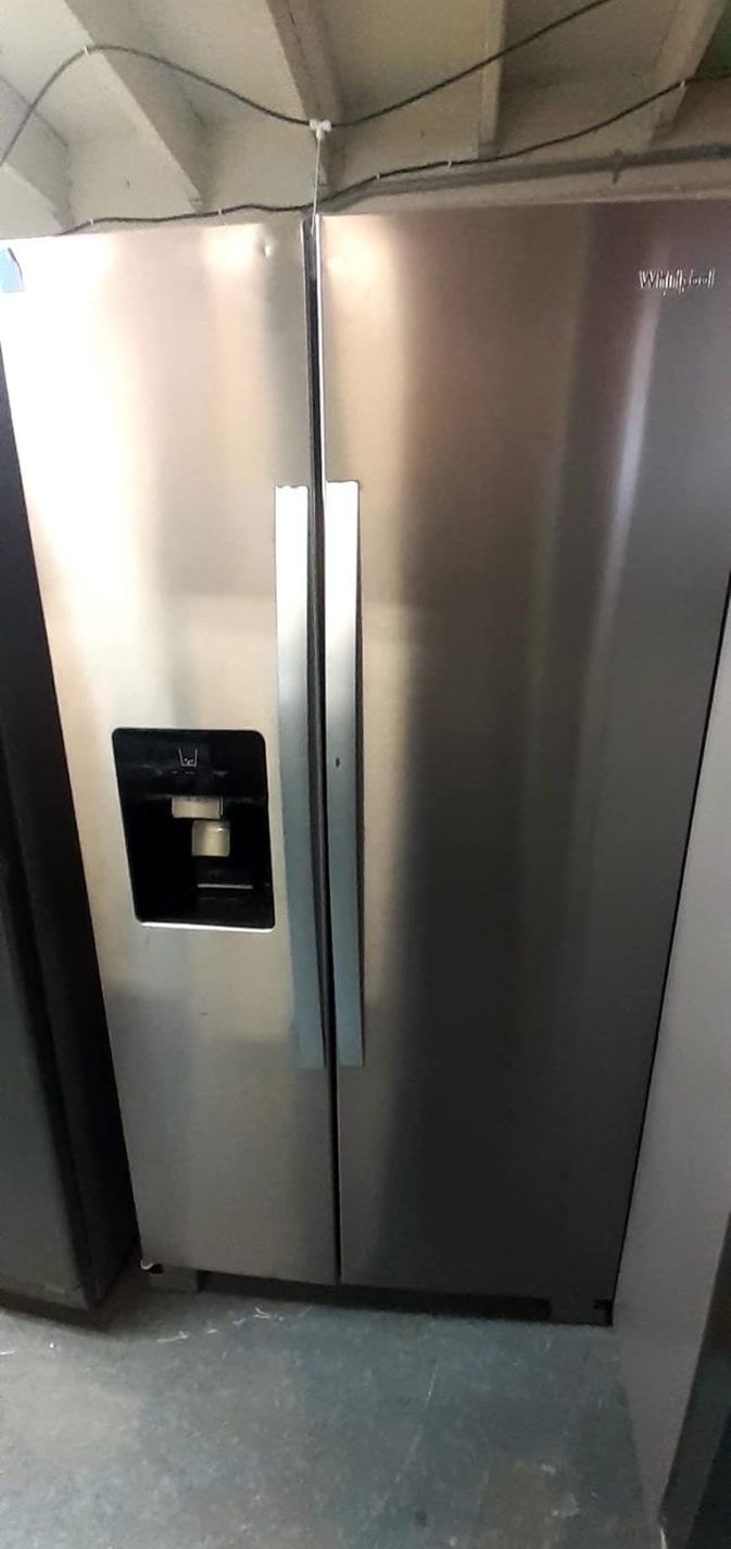 Whirlpool Side-by-Side Stainless Steel Refrigerator
