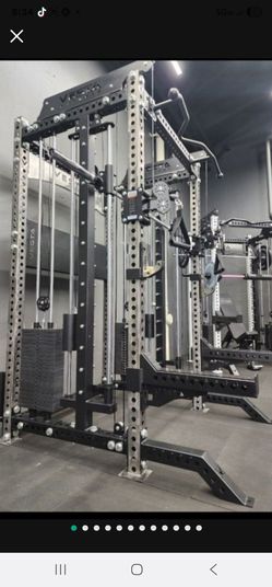 ⛔️ULTIMATE PRO SERIES 3 IN 1 HEAVY DUTY COMMERCIAL GRADE SMITH/FUNCTIONAL TRAINER POWER RACK 400 LBS STACK WEIGHTS (BRAND NEW )