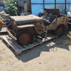 WWII Parade Military Miniature Jeep
