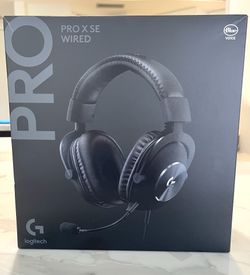 Logitech X Pro X SE Wired Gaming Headset in Black