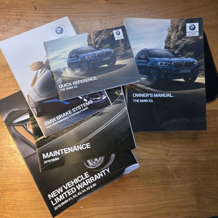 owners manual BMW X3 2018