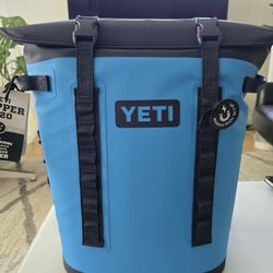 Yeti Hopper Blue Backpack Cooler