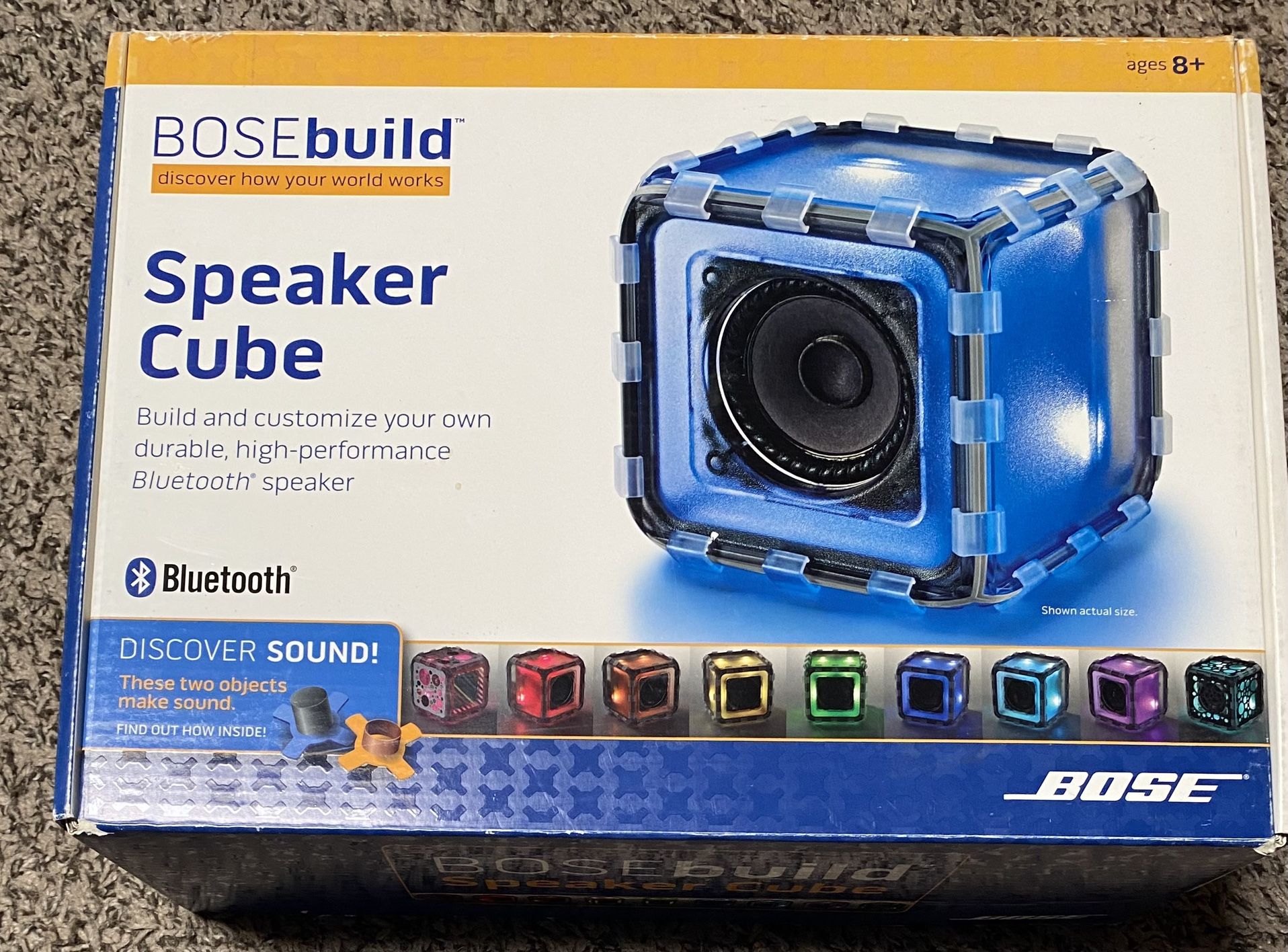 BOSE Build BOSEBUILD SPEAKER CUBE BUILD-IT-YOURSELF BLUETOOTH SPEAKER