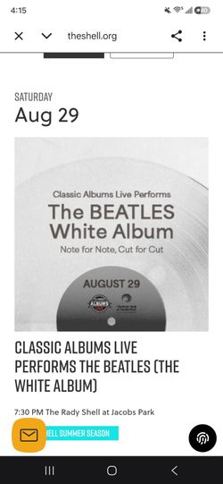 Rady Shell Tonight Classic Albums Live The Beatles
