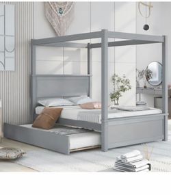 Full size poster bed