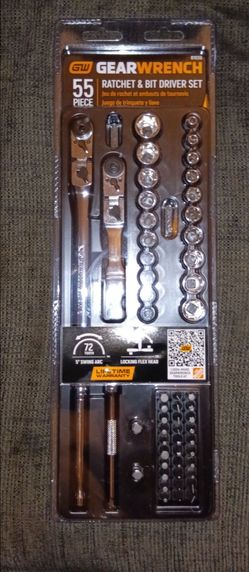 GearWrench 55-Piece Ratchet & Bit Driver Set