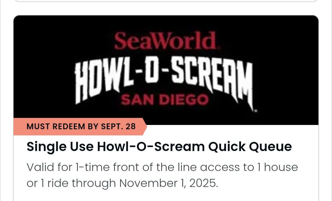 Quick Queue For SeaWorld Howl O Scream