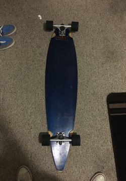 Long board cruiser with gullwing mission 1 trucks