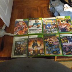 9 XBOX 360 Games Vintage