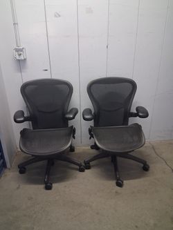 Herman miller aeron size B fully Ergonomic $400 each