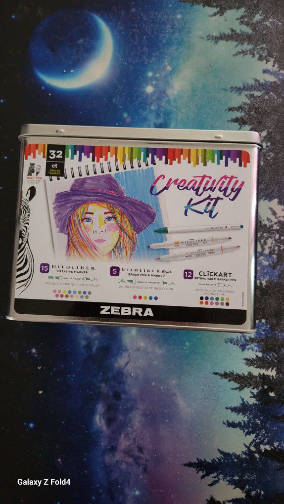 Brand New Zebra  Creativity Kit - Sealed