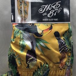 ME Est 87st Mens Jogger Sleeper Pants Large (36-38) Soft Fabric Pockets New