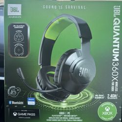 JBL Wireless Gaming Headset - Quantum 360X  for Xbox, PC, Switch, PS5 and PS4 - Black